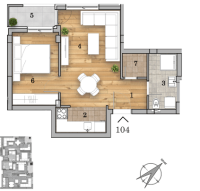 Nekretnina: Dvosoban stan, NOVI SAD, TELEP