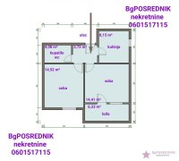 Nekretnina: Čukarica, Julino brdo, miran kraj, uknjižen 51(lođa), cg