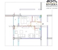 Nekretnina: Na prodaju jednosoban stan u izgradnji Dobrota Kotor