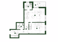 Nekretnina: Voždovac, Jajinci, 2.0, 50m2, novogradnja ID#33802