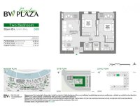 Nekretnina: BW Garden Plaza, dve terase, pogled na dvorište ID#4652