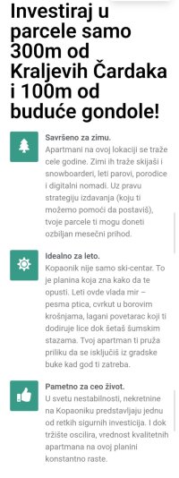 Nekretnina: Prodajem plac na Kopaoniku