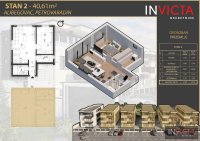 Nekretnina: Prelep dvosoban stan u prirodnom okruženju u izgradnji