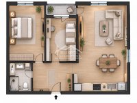 Nekretnina: Moderan Stan u Izgradnji – Ledine, 54m2 ID#25599