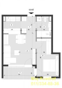 Nekretnina: Zvezdara - Bulevar kralja Aleksandra, 46m2