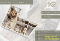 Nekretnina: Zemun, Ćukovac (Muhar) - Dobanovačka, 47m2, NOVOGRADNJA