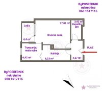 Nekretnina: Čukarica, Čukarička padina, Obalskih radnika, 41m2