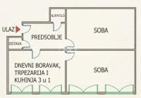 Nekretnina: Novi Beograd, Fontana, 47m2 ID#1718
