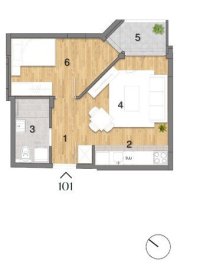 Nekretnina: Dvosoban stan, NOVI SAD, TELEP