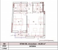Nekretnina: Dvosoban stan, NOVI SAD, PODBARA