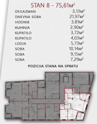 Nekretnina: Troiposoban stan, NOVI SAD, TELEP