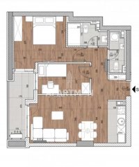 Nekretnina: NEW MINEL, Tošin bunar, Faza 2, 62,9m2 ID#1485