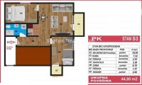Nekretnina: Veternik-Lepi Trosoban stan 45 m2 na Drugom Spratu kod Lipovog gaja-065/385 8880