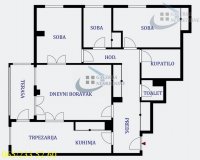 Nekretnina: Novi Beograd, Blok 30 - Bulevar Mihajla Pupina 92m2