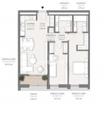 Nekretnina: Zvezdara, novogradnja-Milana Rakića, 76m2, garaža ID#1703