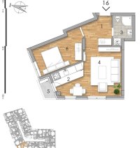 Nekretnina: Dvosoban stan, NOVI SAD, PODBARA