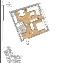 Nekretnina: Dvosoban stan, NOVI SAD, PODBARA