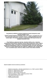 Nekretnina: Fabrika vode Cerovac-Smederevska Palanka