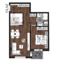 Nekretnina: Dvosoban stan, NOVI SAD, GRBAVICA