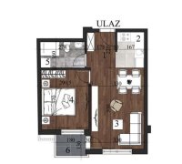 Nekretnina: Dvosoban stan, NOVI SAD, GRBAVICA