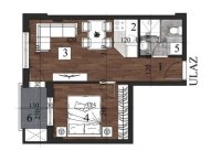 Nekretnina: Dvosoban stan, NOVI SAD, GRBAVICA