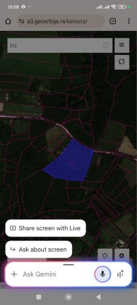 Nekretnina: Prodajem njivu Darosava-Arandjelovac