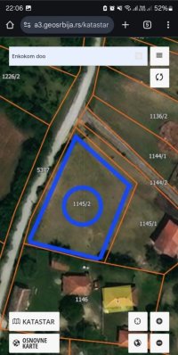 Nekretnina: Prodajem gradjevinski plac-Kosmaj