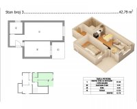 Nekretnina: Jednosoban stan u novogradnji-Branko Bjegović ID#2317