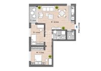 Nekretnina: Dvoiposoban stan u novogradnji-Trošarina ID#2322