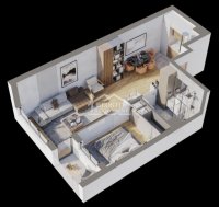 Nekretnina: Novi Beograd - Stara Bežanija - 1.5 ID#24660