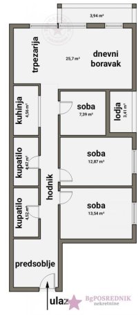 Nekretnina: Zemun, Zemunske kapije, Šumadijska, 97.08m2
