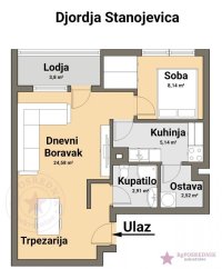 Nekretnina: Novi Beograd, Belvil, Đorđa Jovanovića, 47m2