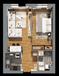 Nekretnina: Novi Beograd, blok 72, Vinogradska ulica, stan 43,28 m2 ID#37914