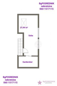 Nekretnina: Savski venac, Senjak, Viktora Igoa, 95m2+28m2