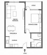 Nekretnina: Novogradnja - Ledine, 42m2 ID#25614
