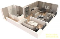 Nekretnina: Čukarica, Banovo brdo - Karpoševa, 53m2